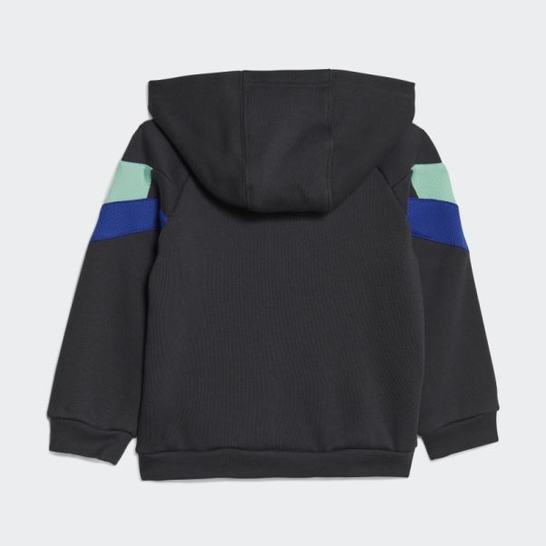 Adidas Rekive Sweat à Capuche Ensemble Carbone Chaud