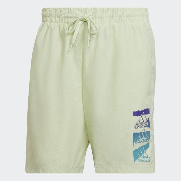 Short Tissé Chelsea Brandlove Essentials Citron Vert Adidas