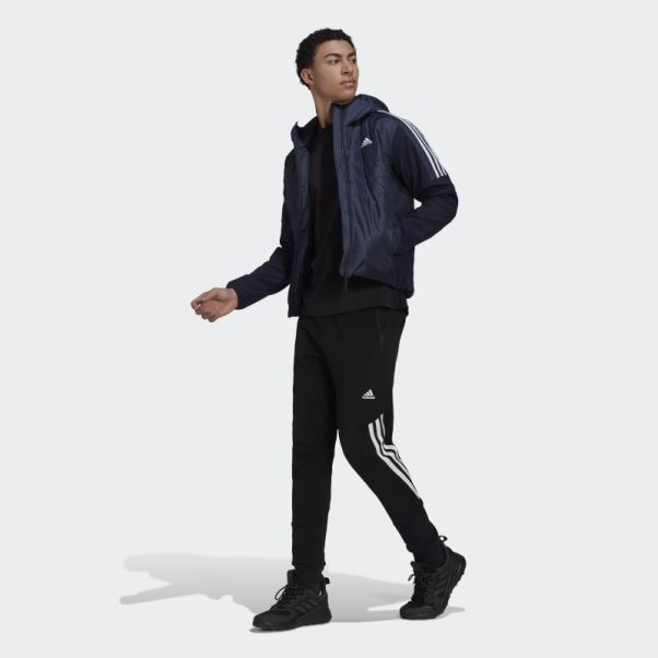 Encre Veste Hybride à Capuche Isolée Adidas Essentials