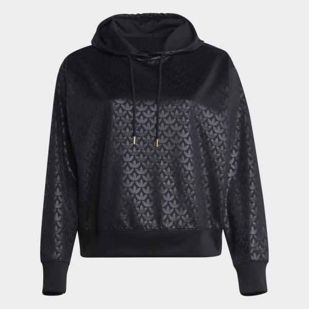 Adidas Sweat à Capuche Logo (grande Taille) Noir