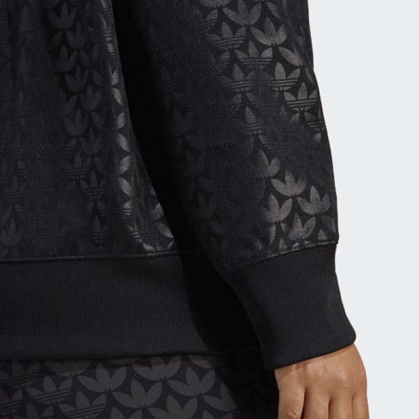 Adidas Sweat à Capuche Logo (grande Taille) Noir