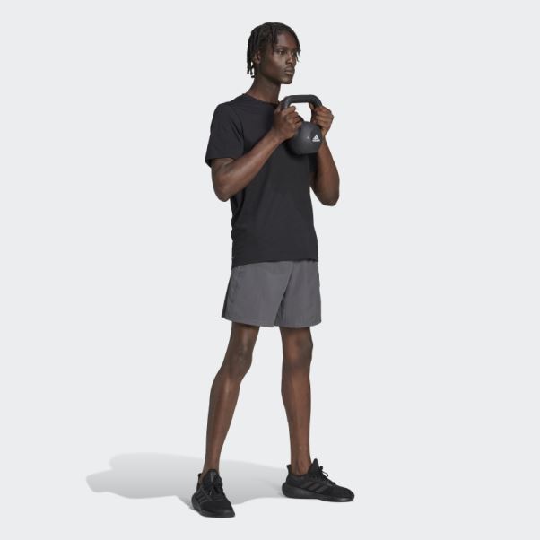T-shirt D'entraînement Adidas Train Essentials Feelready Noir