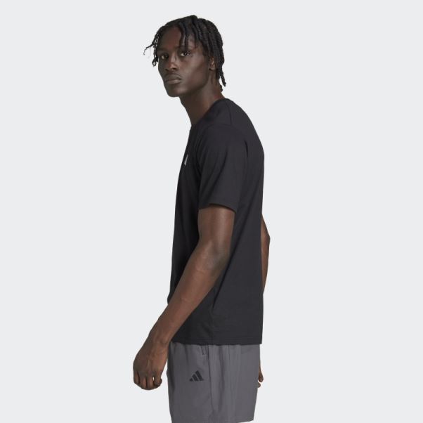 Adidas Train Essentials Feelready T-shirt D'entraînement Noir