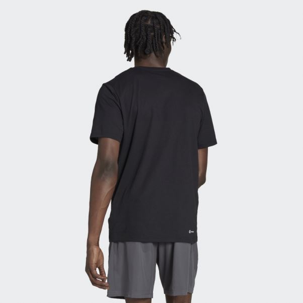 Adidas Train Essentials Feelready T-shirt D'entraînement Noir