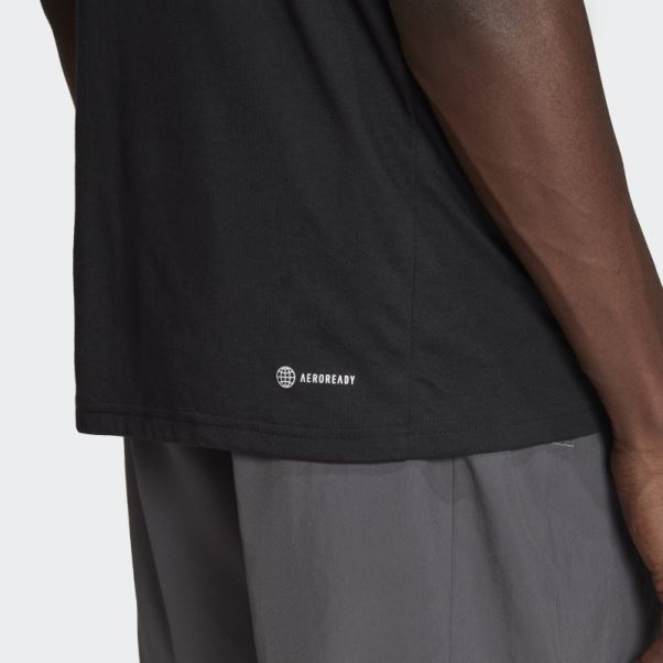 Adidas Train Essentials Feelready T-shirt D'entraînement Noir
