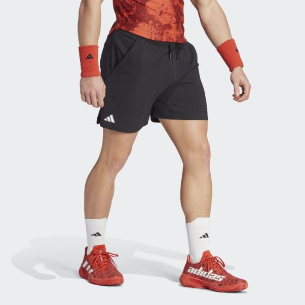 Short De Tennis Ergo Adidas Noir