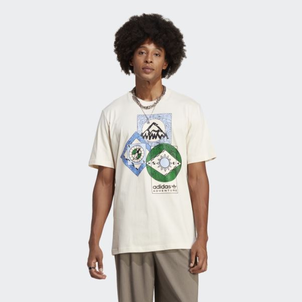 Adidas Aventure Fc Tee Fashion Blanc