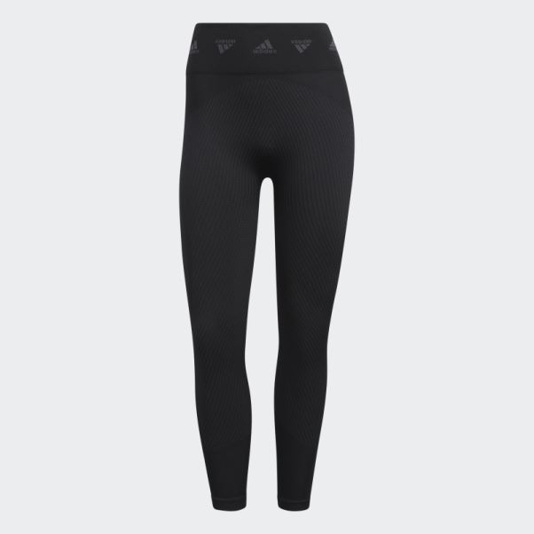 Legging Aeroknit Training 7/8 Noir Adidas