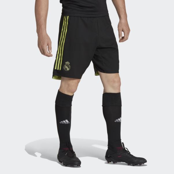 Short Adidas Real Madrid 22/23 Third Authentique Noir