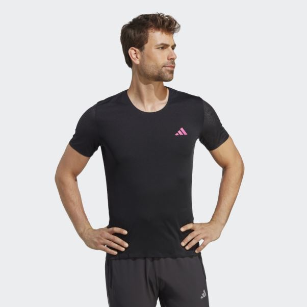 Tee Shirt Adizero Noir Adidas