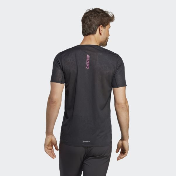 Tee Shirt Adizero Noir Adidas