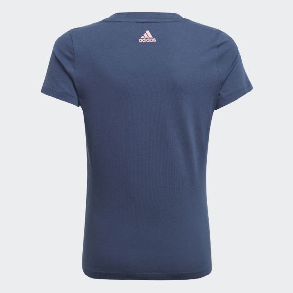 T-shirt Adidas Essentials Bleu Marine Chaud