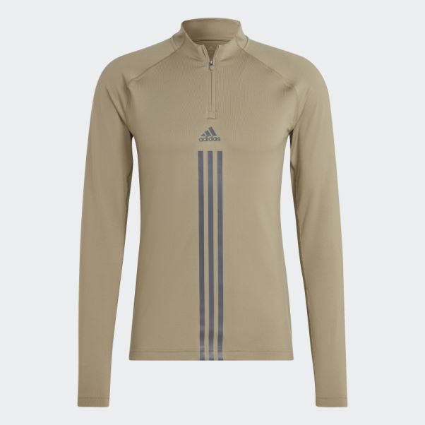 Orbit Vert Alphastrength 1/4 Zip Manches Longues Adidas
