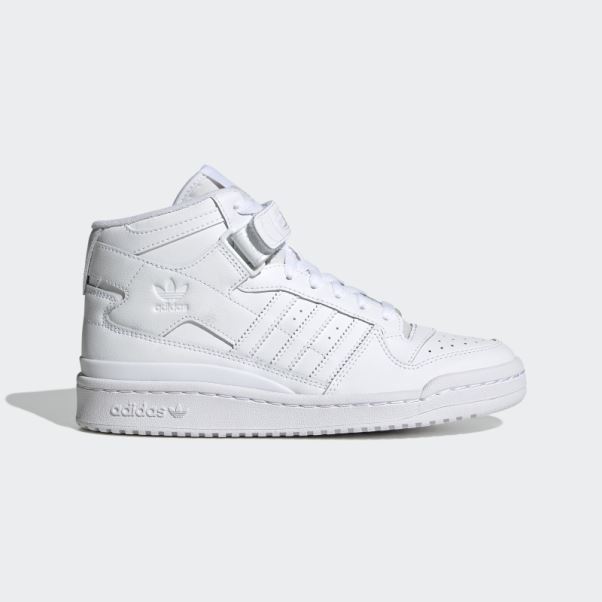 Adidas Forum Mid Chaussures Blanches élégantes