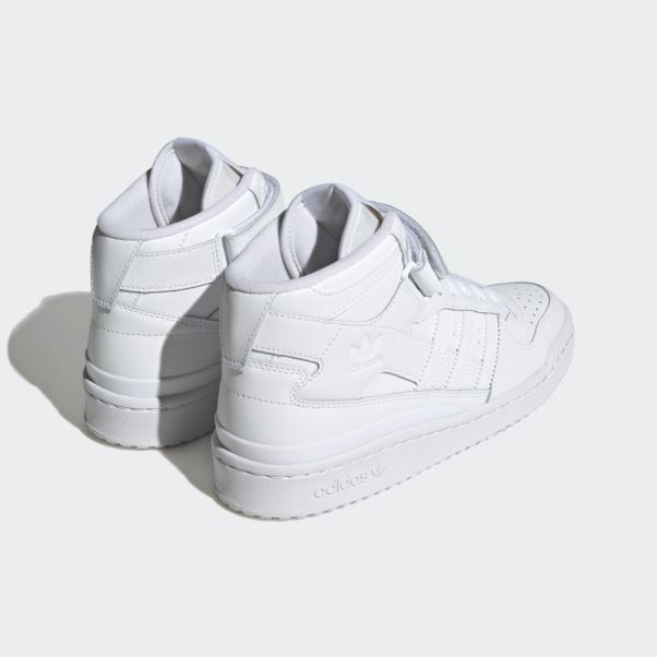 Adidas Forum Mid Chaussures Blanches élégantes