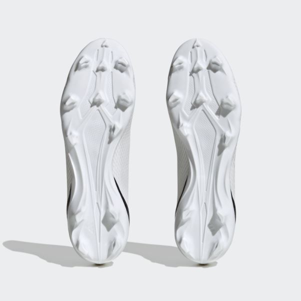 X Speedportal.3 Crampons De Football Sans Lacets Pour Terrain Sec Blanc Adidas
