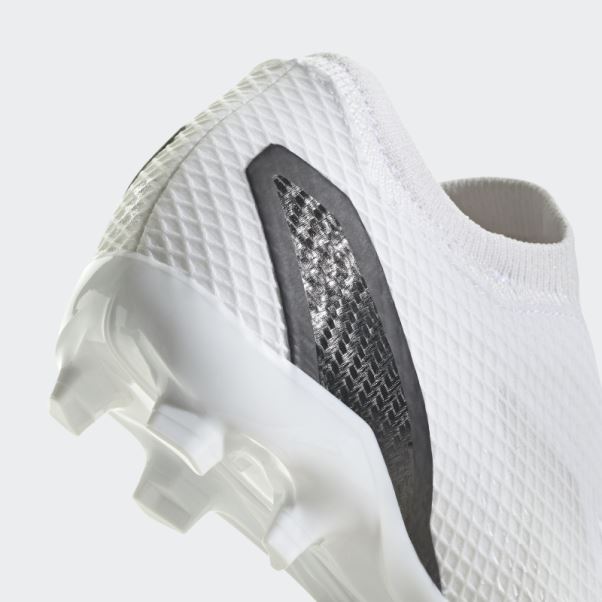 X Speedportal.3 Crampons De Football Sans Lacets Pour Terrain Sec Blanc Adidas