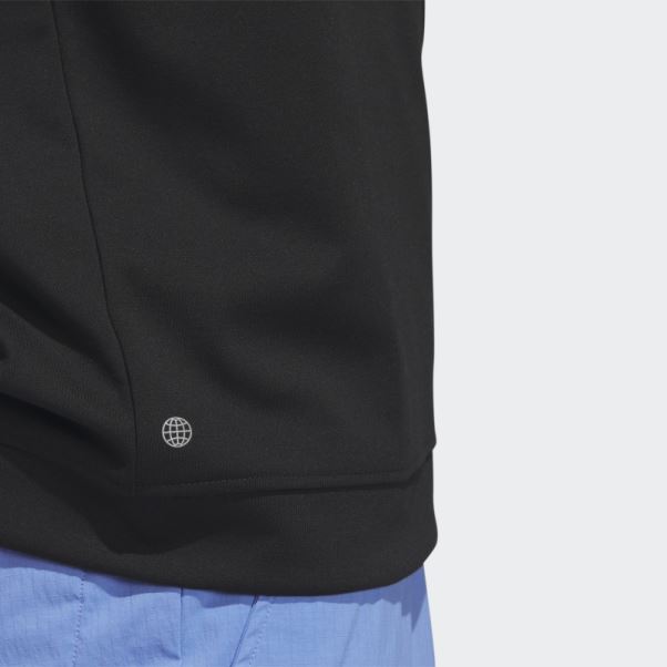 Sweat 1/4 Zip Surélevé Noir Adidas