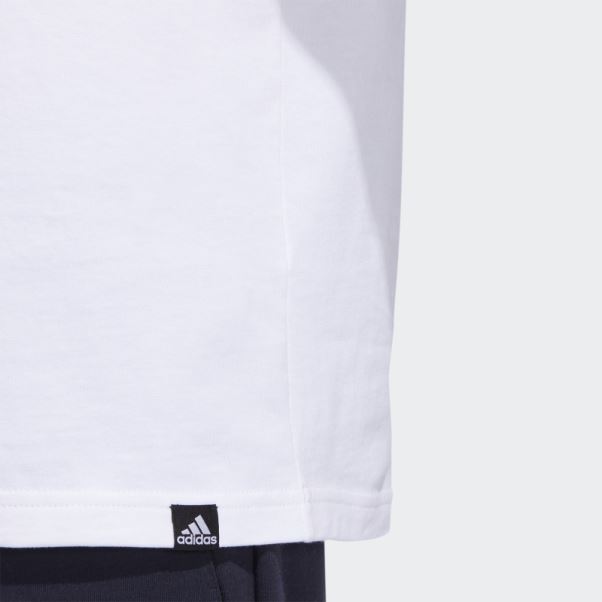 Adidas T-shirt Dynamique Sport Poche Graphique Blanc