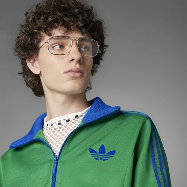 Adicolor Heritage Now Haut De Survêtement Rayé Vert Adidas