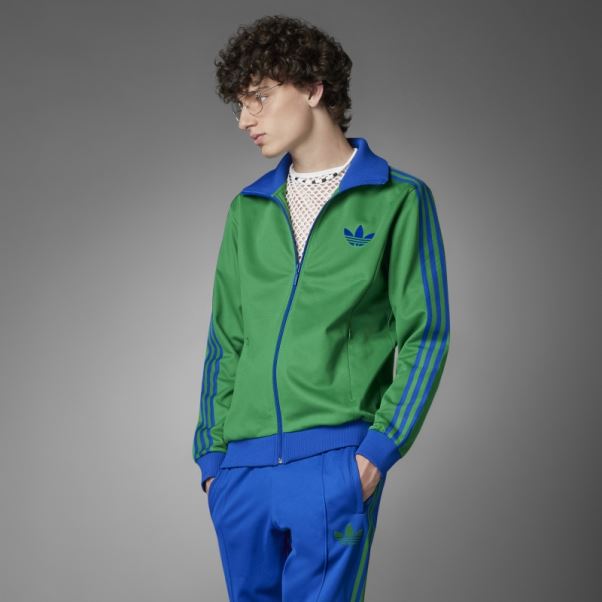 Adicolor Heritage Now Haut De Survêtement Rayé Vert Adidas