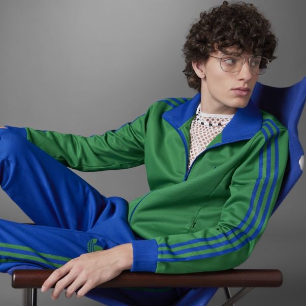 Adicolor Heritage Now Haut De Survêtement Rayé Vert Adidas