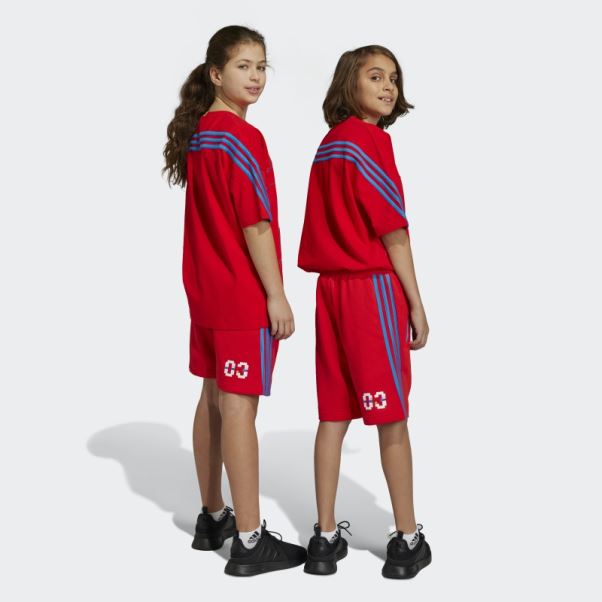Short Adidas X Classic Lego Rouge