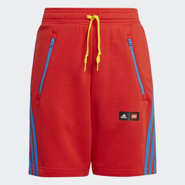 Short Adidas X Classic Lego Rouge