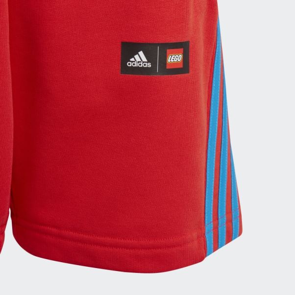 Short Adidas X Classic Lego Rouge
