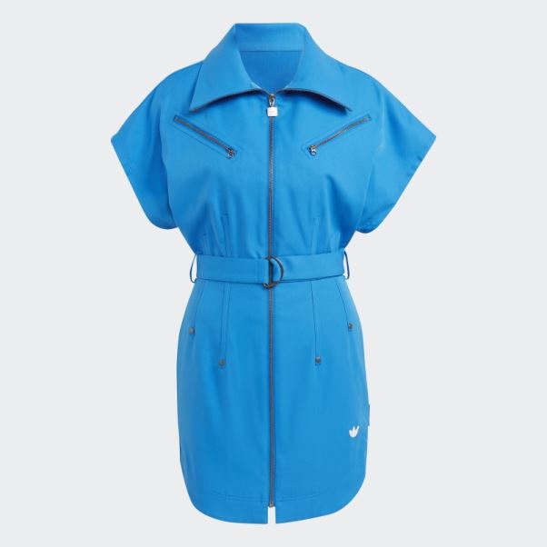 Robe Chemise Club Version Bleu Oiseau Bleu Adidas