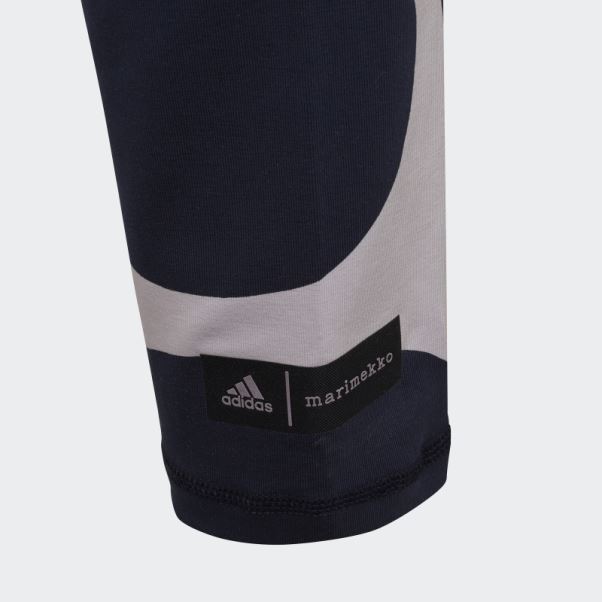 Collants En Coton Adidas Marimekko Teinte Violette