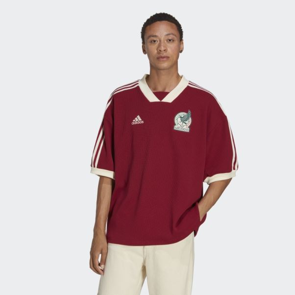 Maillot Adidas Mexico Icon Coll Bordeaux