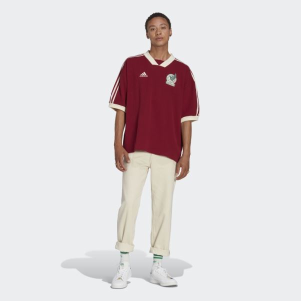 Maillot Adidas Mexico Icon Coll Bordeaux