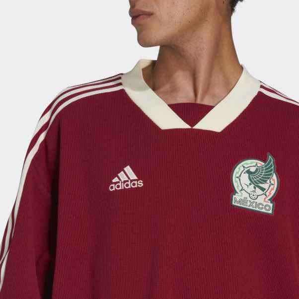Maillot Adidas Mexico Icon Coll Bordeaux