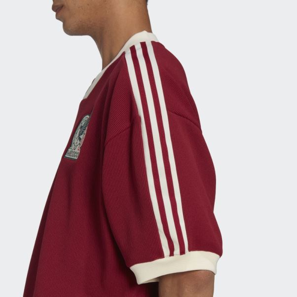 Maillot Adidas Mexico Icon Coll Bordeaux