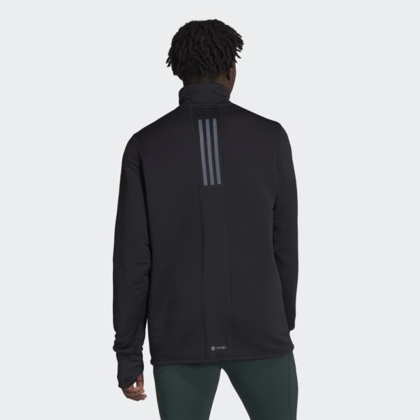 Sweat X-city Zip 1/4 Cold.rdy Noir Adidas