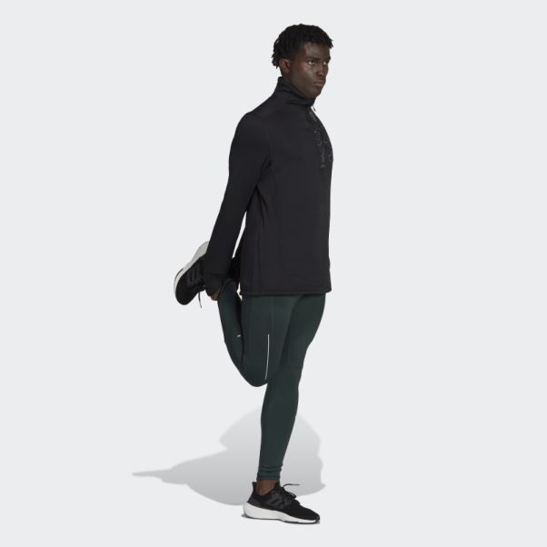 Sweat X-city Zip 1/4 Cold.rdy Noir Adidas