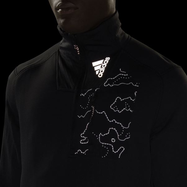 Sweat X-city Zip 1/4 Cold.rdy Noir Adidas