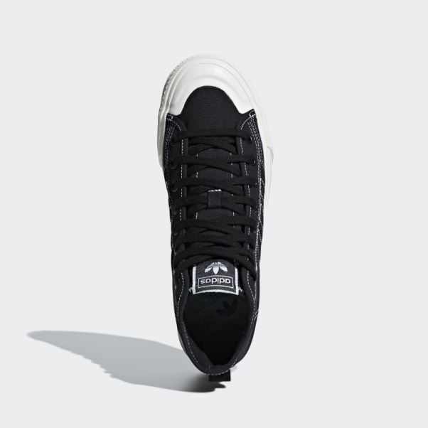 Adidas Nizza Rf Hi Chaussures Noir