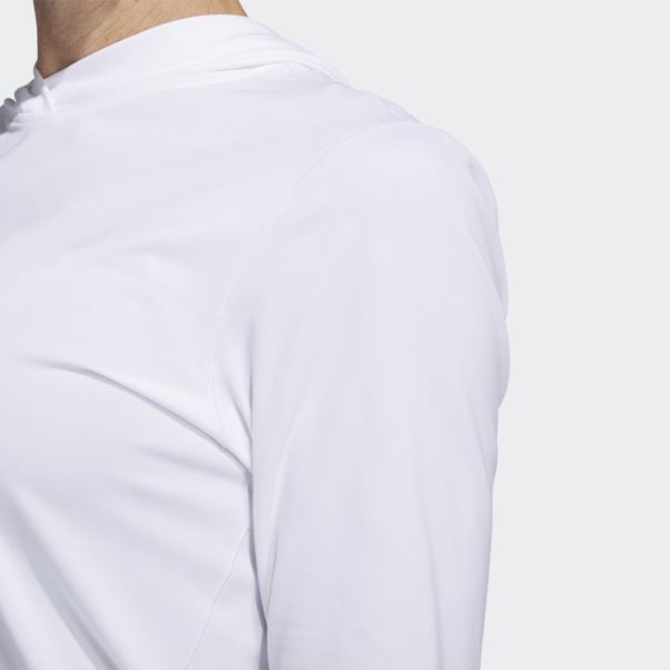 Adidas Performance Sweat à Capuche De Golf Blanc