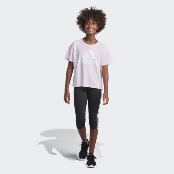 Tee Shirt Adidas Oversize Rose