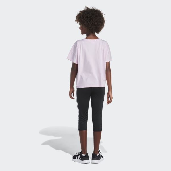 Tee Shirt Adidas Oversize Rose