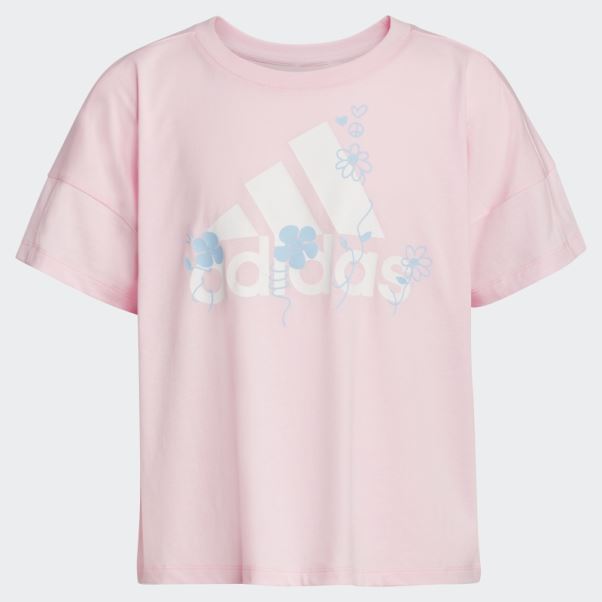 Tee Shirt Adidas Oversize Rose