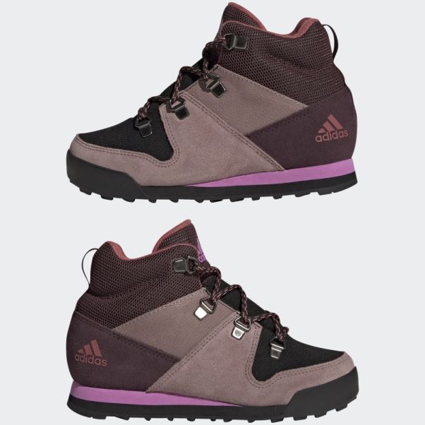 Chaussures D'hiver Adidas Terrex Climawarm Snowpitch Bordeaux