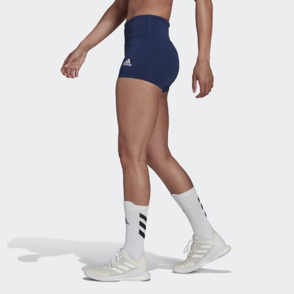 Short 4 Pouces Bleu Marine Adidas