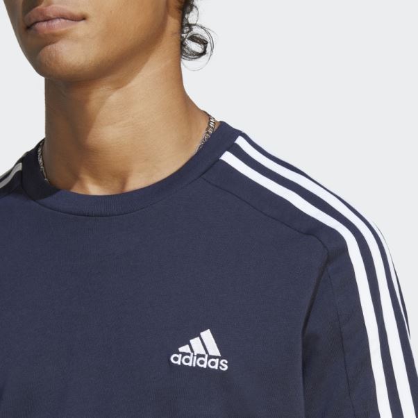 T-shirt Essentiel à 3 Bandes En Jersey Adidas