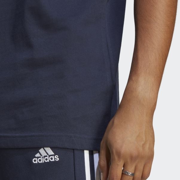 T-shirt Essentiel à 3 Bandes En Jersey Adidas