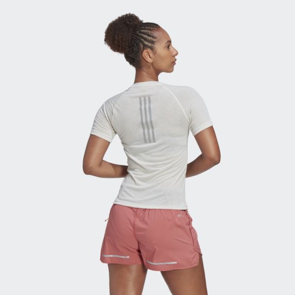 X-city T-shirt De Course Adidas Aluminium