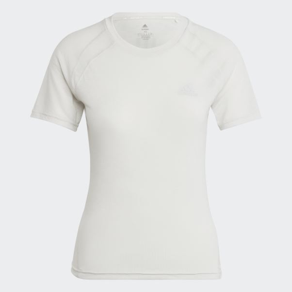 X-city T-shirt De Course Adidas Aluminium