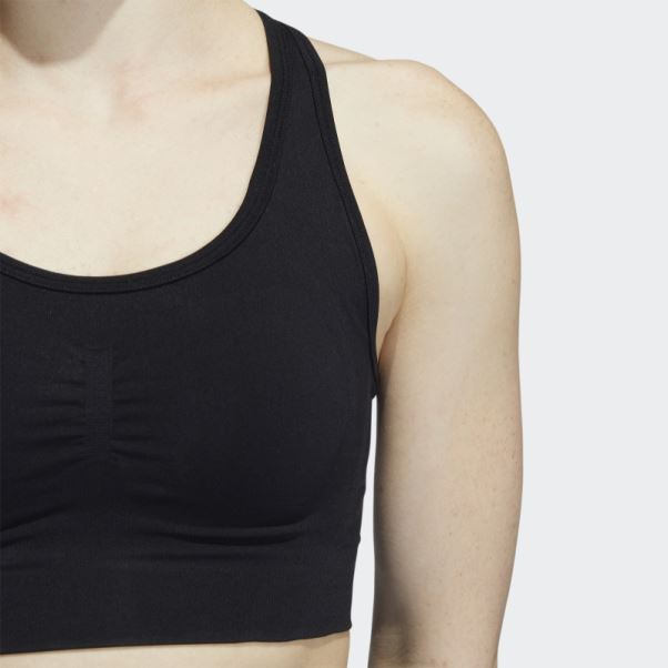 Soutien-gorge Noir à Maintien Moyen Adidas Formotion Sculpt